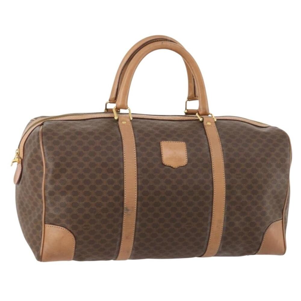 Celine Macadam Boston Bag Brown